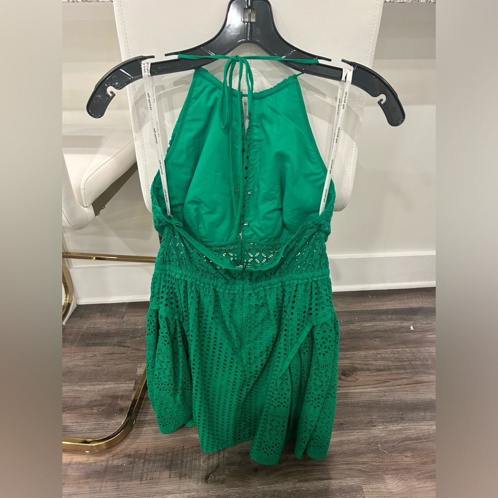 Self Portrait “Broderie Anglaise” Mini Dress